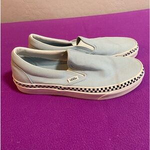 Blue Vans size 7.5 men/9 women